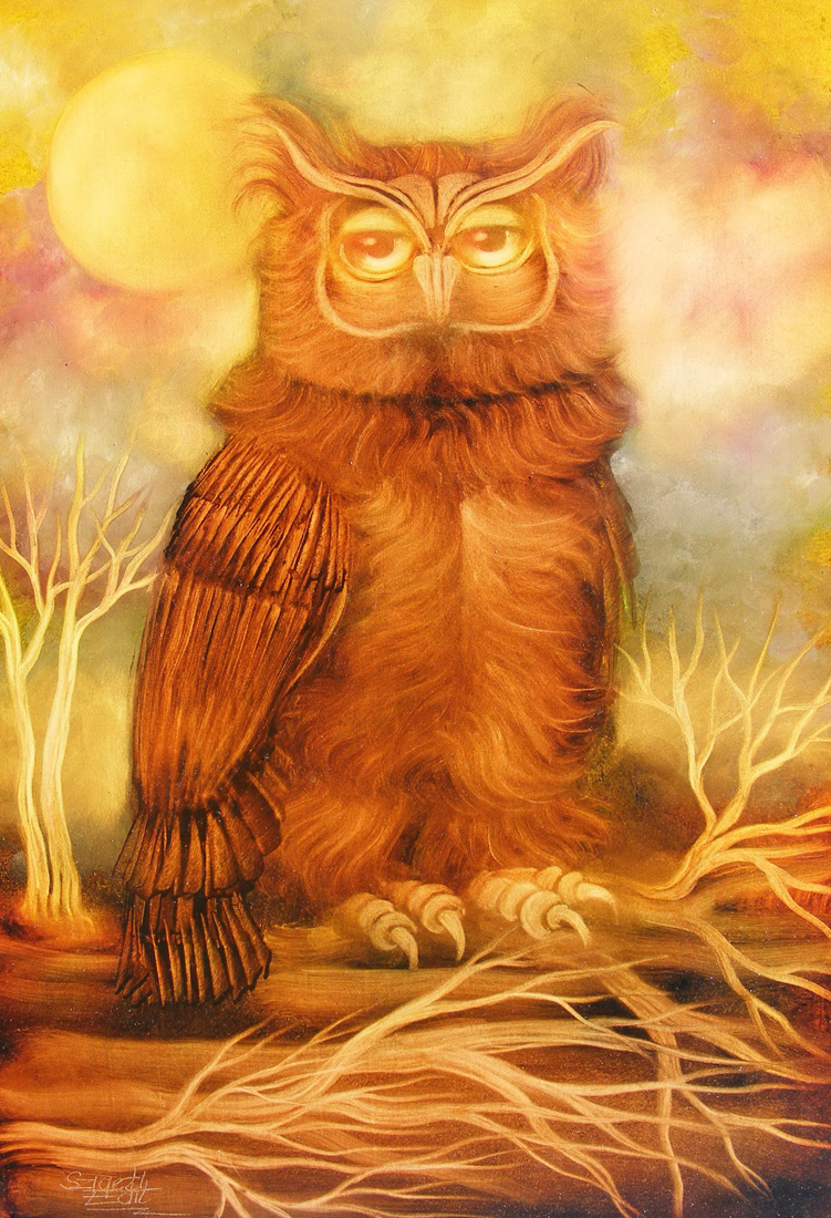 307 Oliver the owl  25x40cm